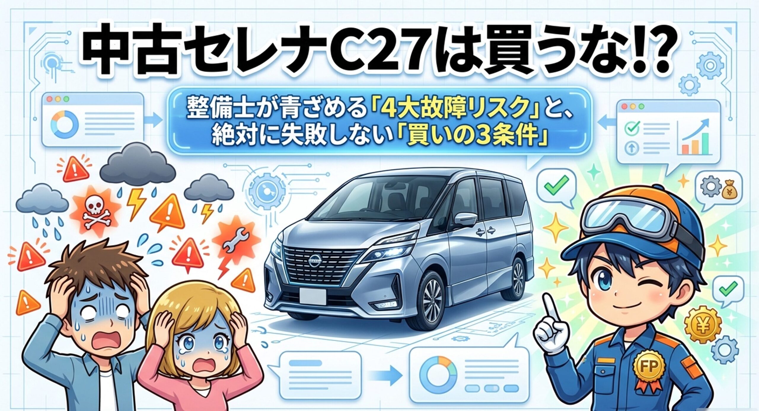 中古セレナC27は買うな！？のブログアイキャッチ画像