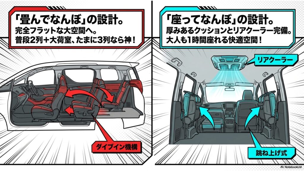 畳んでなんぼの設計、座ってなんぼの設計