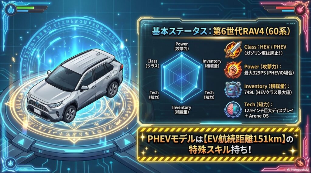 ６０系のRAV4ステータス