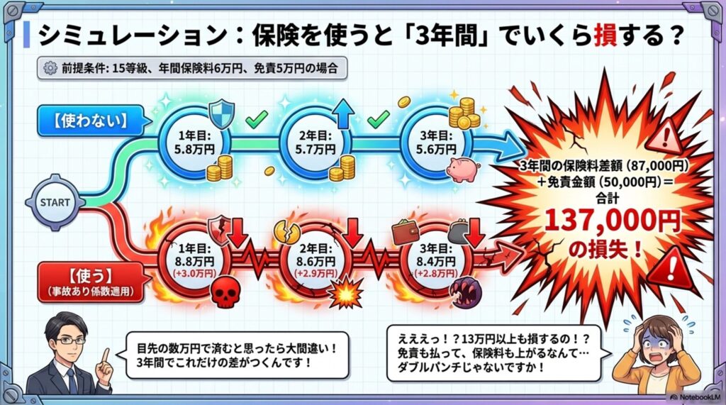 保険のシミュレーション結果