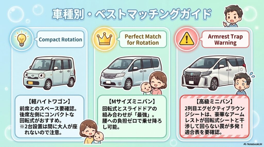 車種別、ベストマッチングガイド