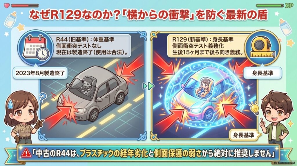 チャイルドシートのR129基準が良い